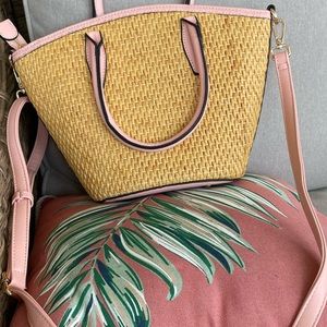 Cute woven straw bag